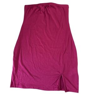 SHEIN MAGENTA TUBE DRESS SIZE LARGE 8/10